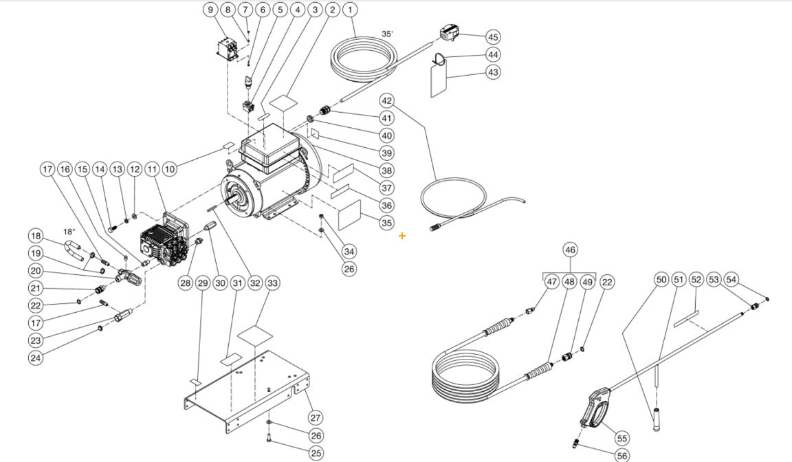 DC-3004-A0E2G-W (sn:0-11404204) Frame Assembly Parts by Mi-T-M