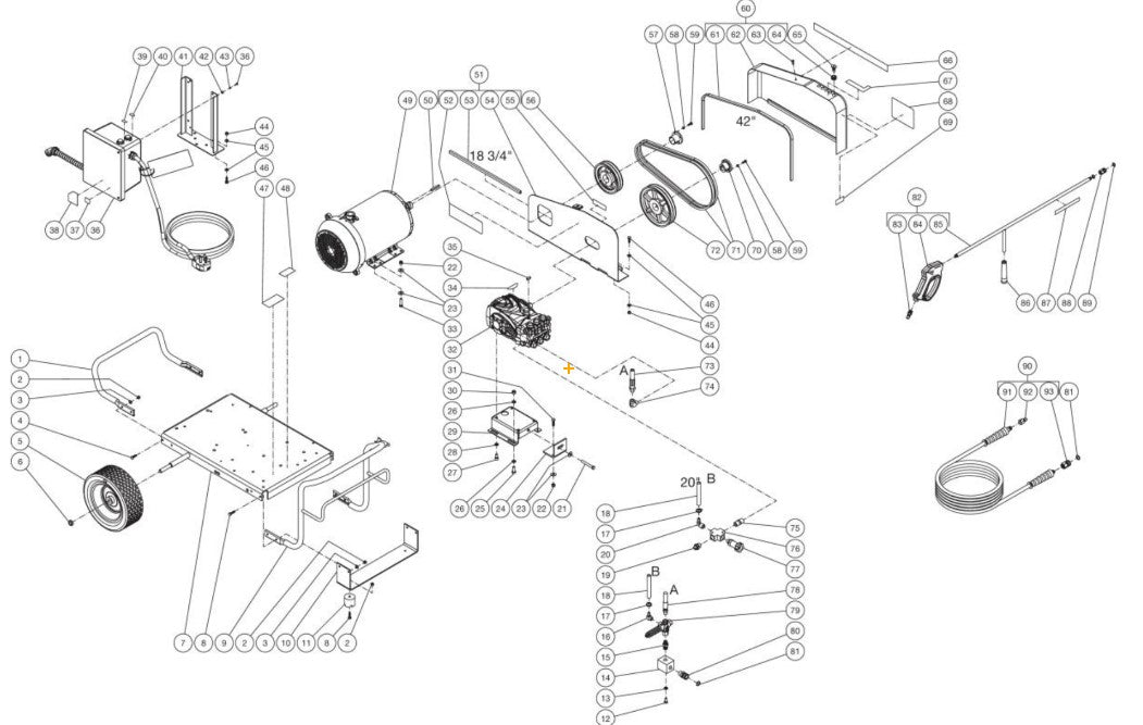 DC-3005-W0E2G (sn:11448403-99999999) Frame Assembly Parts by Mi-T-M