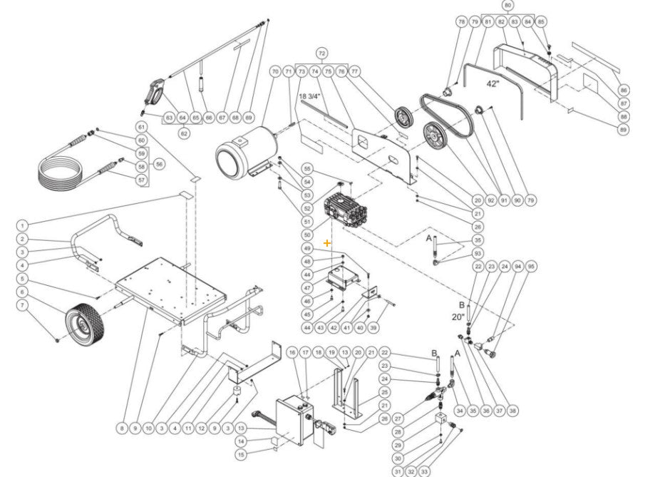 DC-3005-W0E3G (sn:0-11448402) Frame Assembly Parts by Mi-T-M