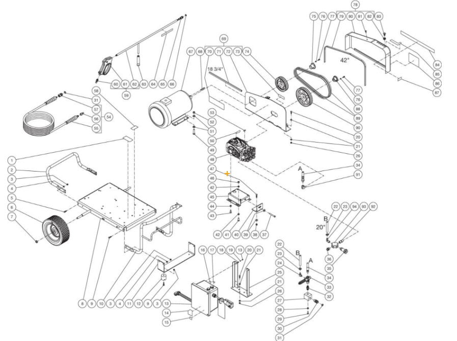 DC-3005-W0E3G (sn:11448403-11457633) Frame Assembly Parts by Mi-T-M