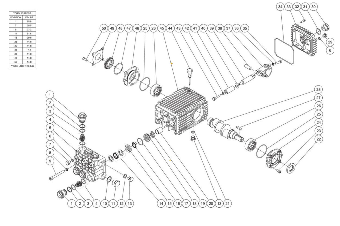 DC-3008-WC4H6G (sn:0-99999999) Pump Assembly Parts by Mi-T-M
