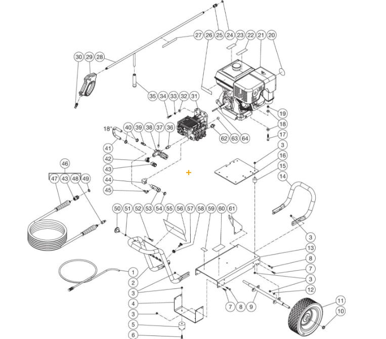 DC-3504-A0H6A, DC-3504-A0H6, DC-3504-A0K6A, DC-3504-A0M6A, DC-3504-A0K6G, DC-3504-A0V6A Frame Assembly Parts by Mi-T-M