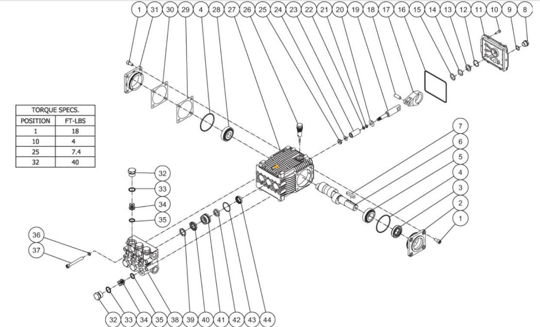 DC-3504-BA0H6A/BA0K6A, DC-4004-BA0H6A/BA0K6A (sn:0-99999999) Pump Assembly Parts by Mi-T-M