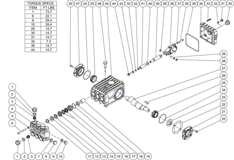 DC-4004-BA0H6G (sn:0-99999999) Pump Assembly Parts by Mi-T-M
