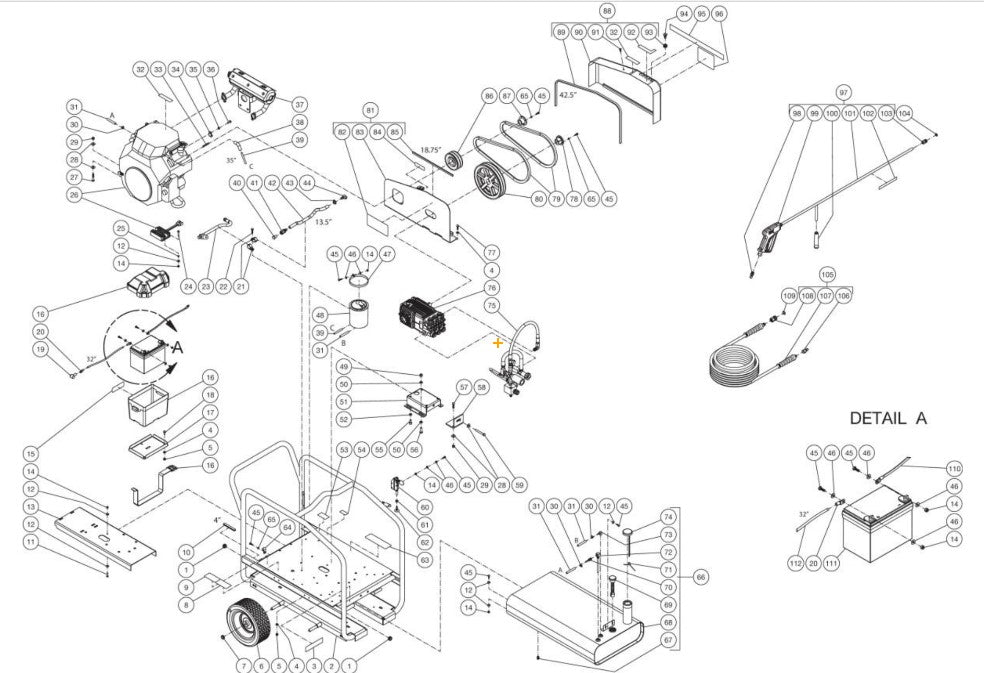 DC-5004-WC4H6A, DC-5004-WC4H6G, DC-5005-WC4H6G (sn:0-99999999) Frame Assembly Parts by Mi-T-M