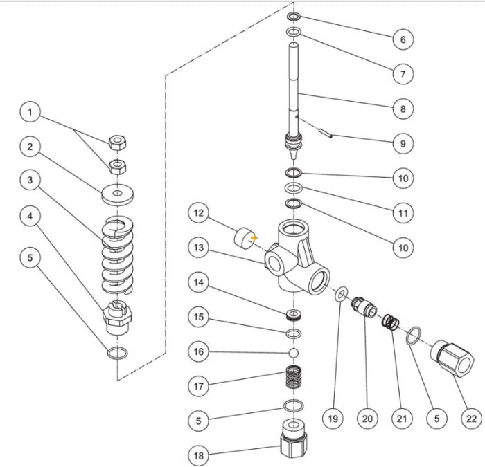 DC-6004-WC4H6G (sn:0-99999999) Unloader Assembly Parts by Mi-T-M