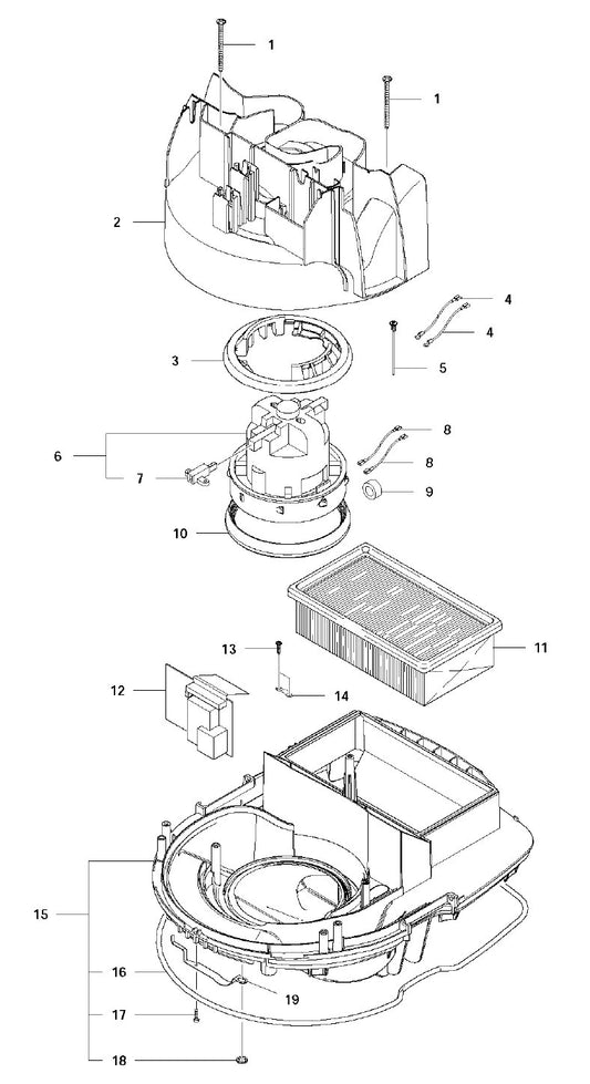 DC 1400 Vaccum System Assembly Parts