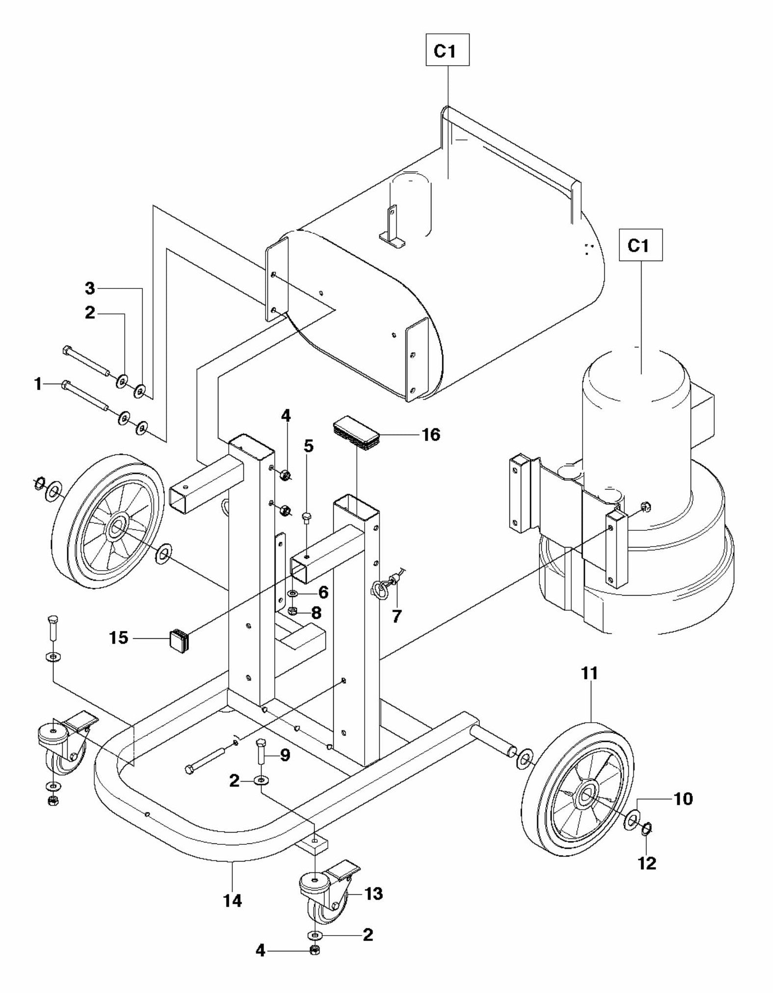 DC 5500 Chassis Assembly Parts