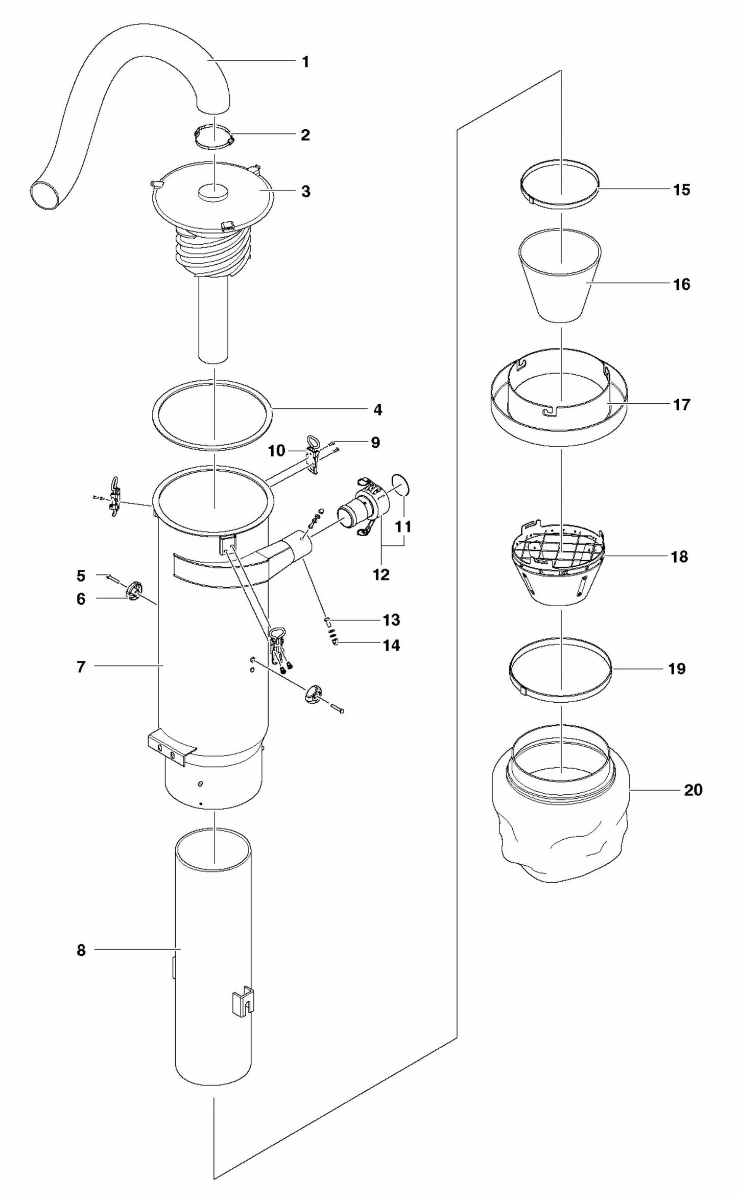 DC 6000 Housing Assembly Parts