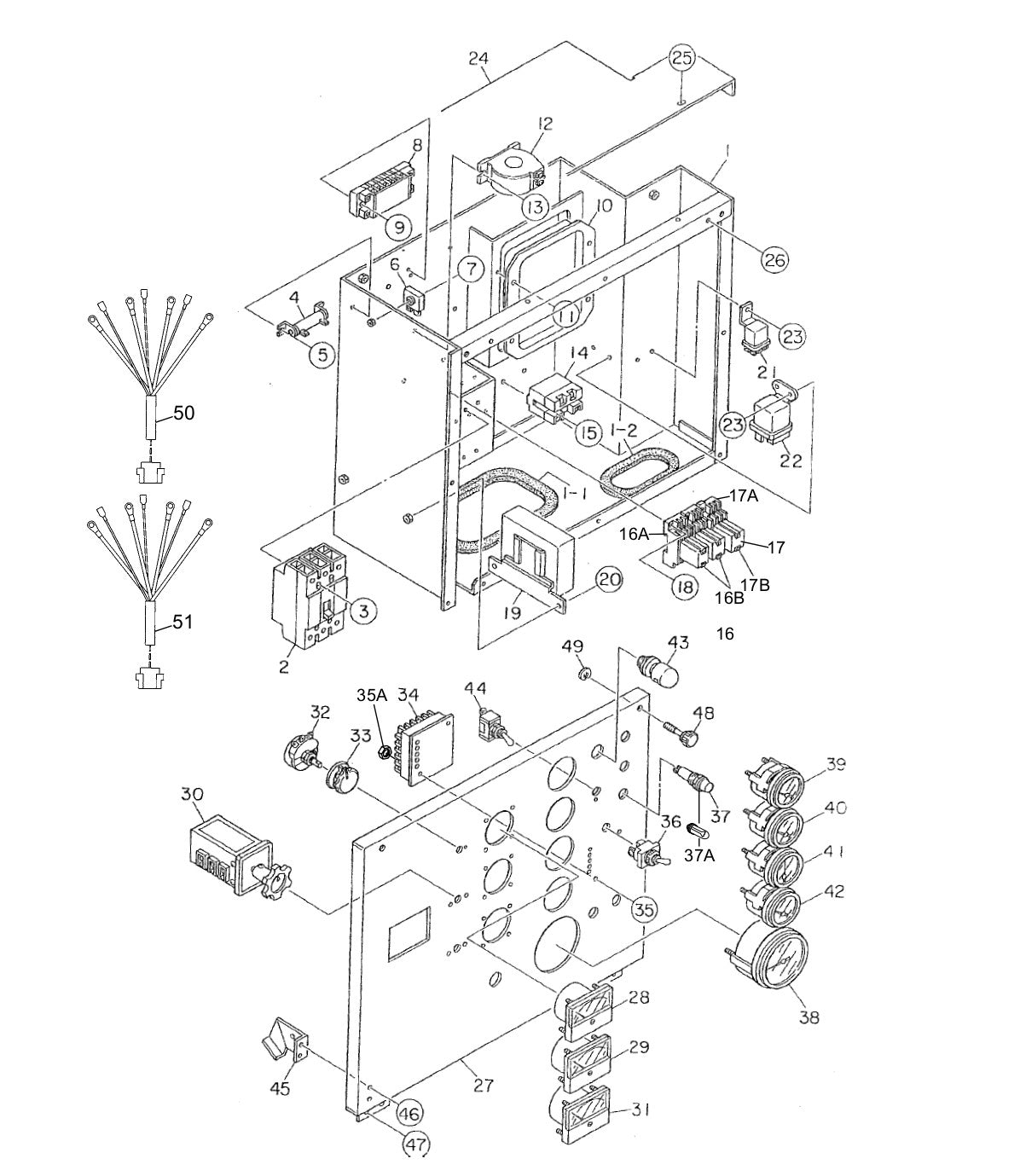 DCA20SPXU2 Control Box Assembly Parts for ML20 Light Towers by Multiquip