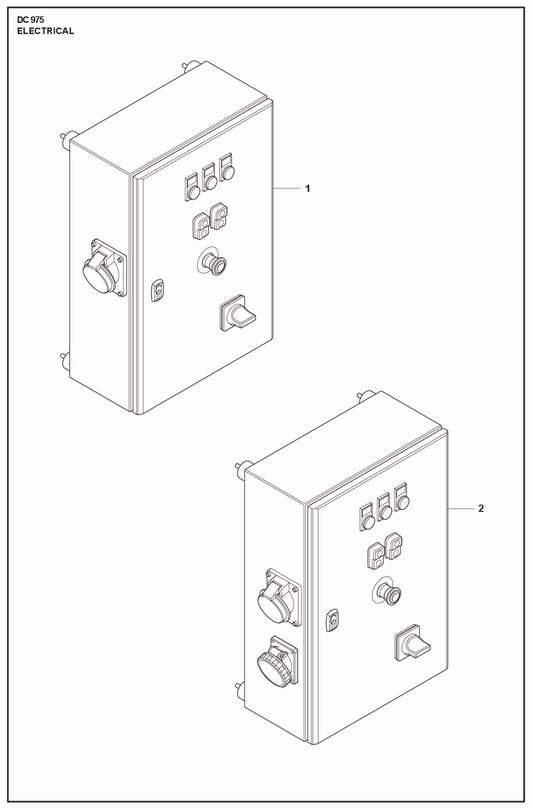 Electrical Parts For DC 975 By Husqvarna