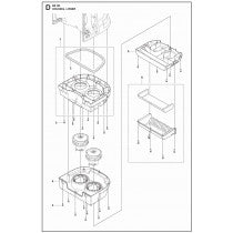Housing, Lower Parts For DE 120 H Parts By Husqvarna
