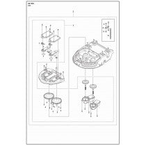 Lid Parts For DE 130 H Parts By Husqvarna