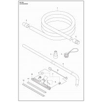Accessories Parts For DE 130 H Parts By Husqvarna