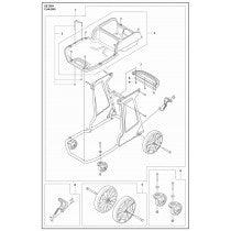 Chassis Parts For DE 130 H Parts By Husqvarna