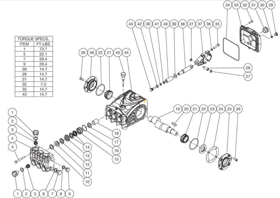 DHG-4004-B0V6G, DHG-4004-B0V6G, DHG-4004-B0H6G (sn:15163107-99999999) Pump Assembly Parts By Mi-T-M