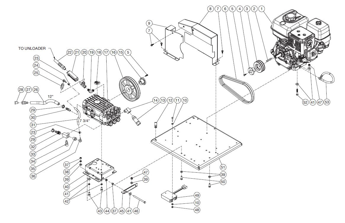 DHG-4004-B0H6G (sn:0-15122892), DHG-4004-B0V6G (sn:15122893-15152764) Isolation Plate Assembly Parts By Mi-T-M