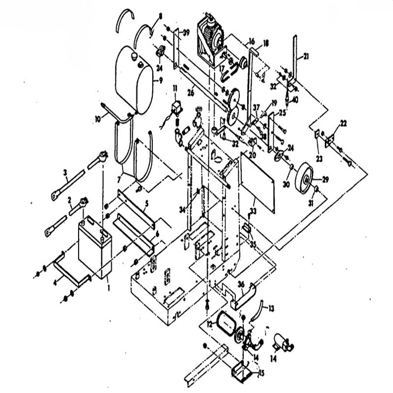 Diagram (1) Parts By Norton Clippers