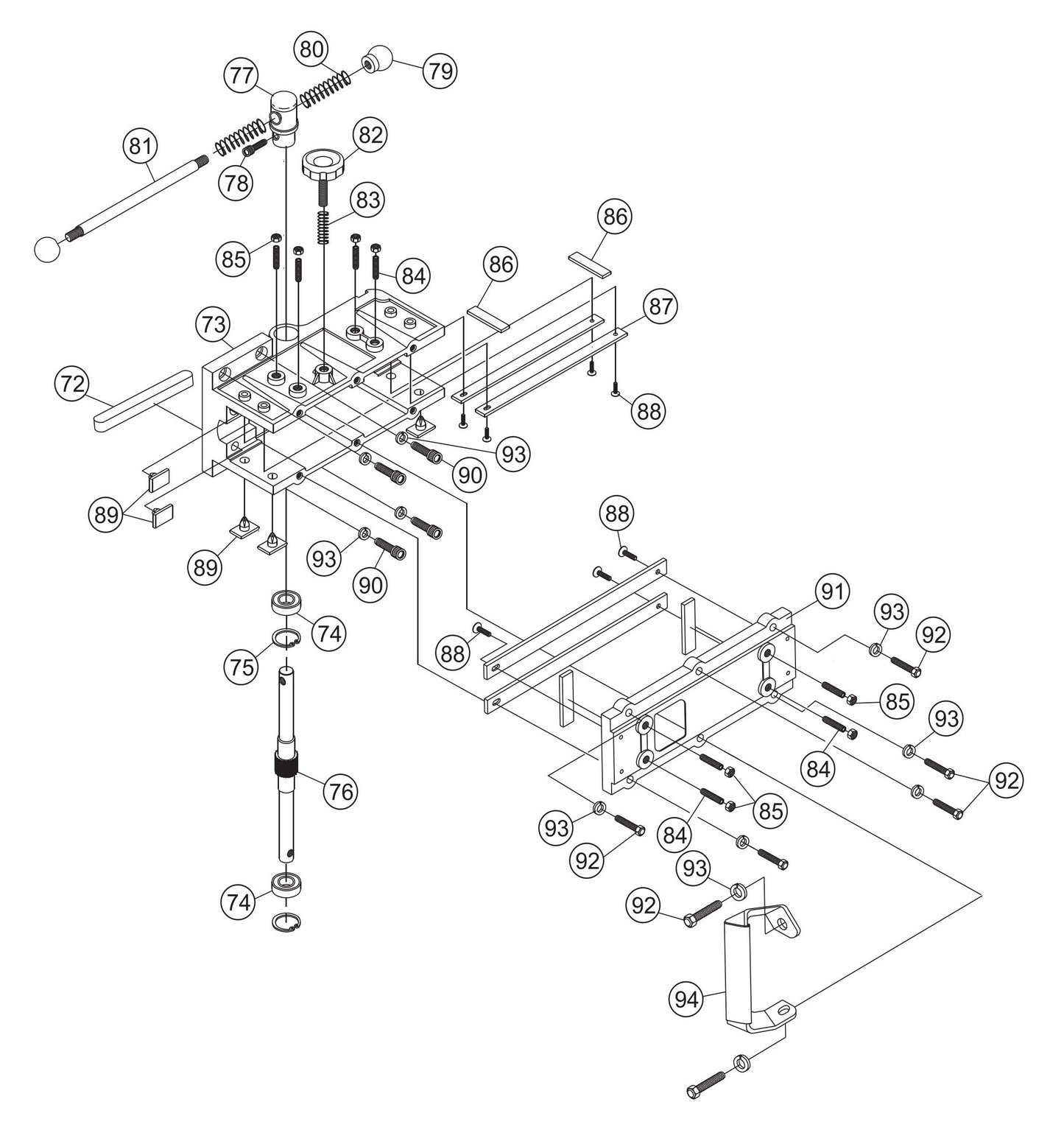 DM15A9C, CDM2CSA Cradle Assembly Parts
