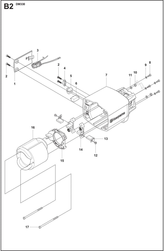 DM 330 Motor Housing Assembly Parts