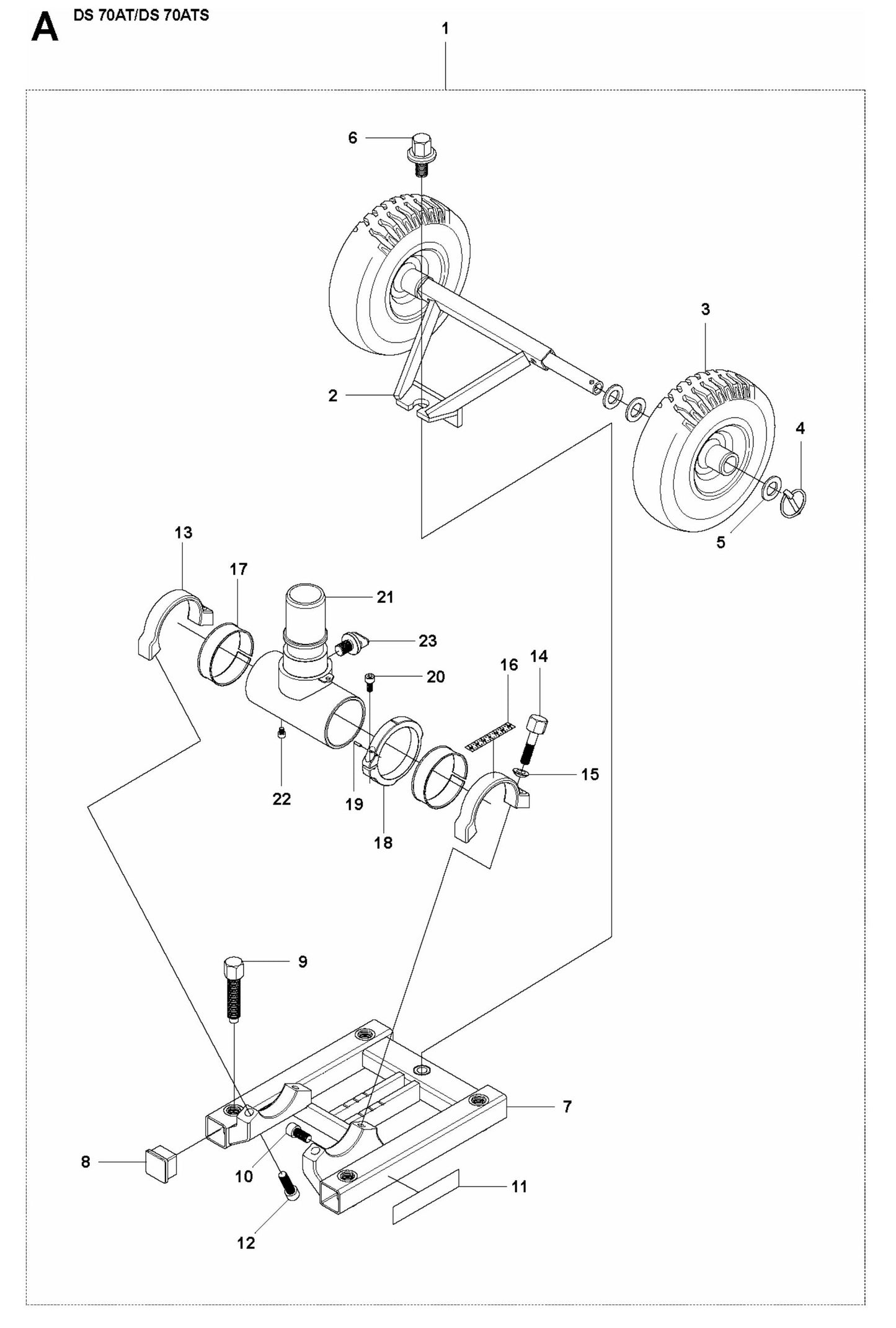 DS 70AT Base Plate Assembly Parts