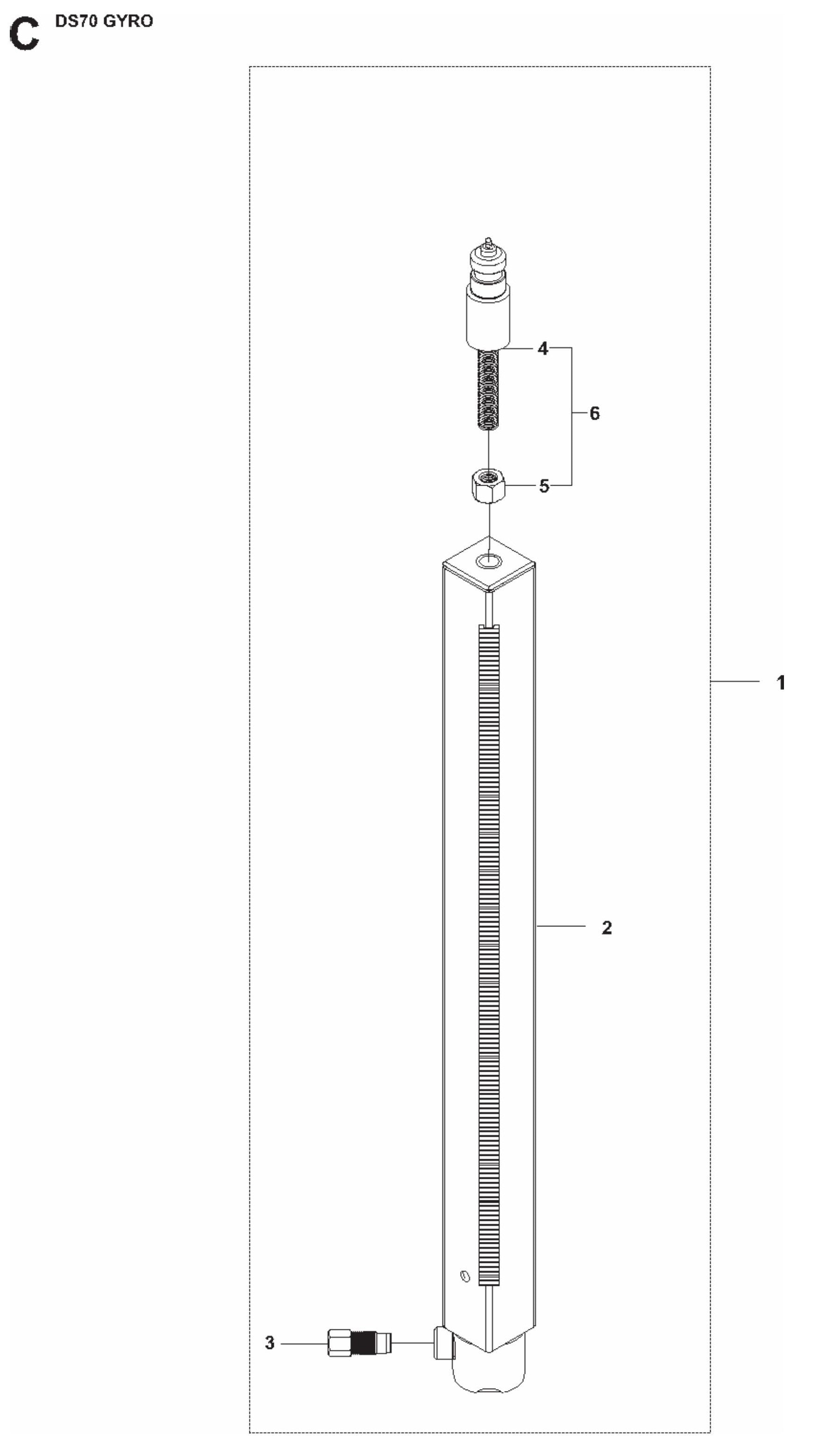 DS70 Gyro Collumn Assembly Parts