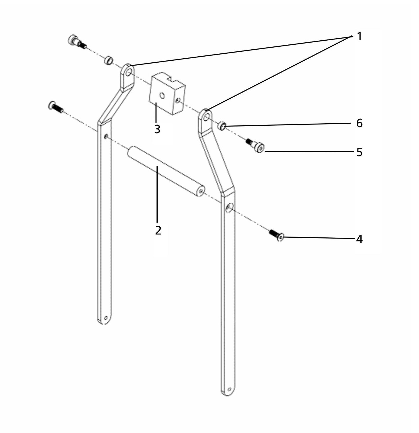 DS 160 Angle Support Assembly Parts By Husqvarna