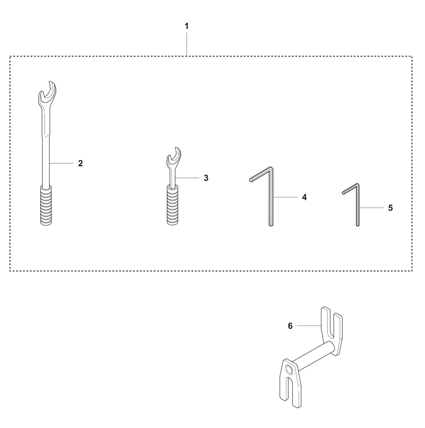 DS 40 Gyro Toolkit Assembly Parts by Husqvarna