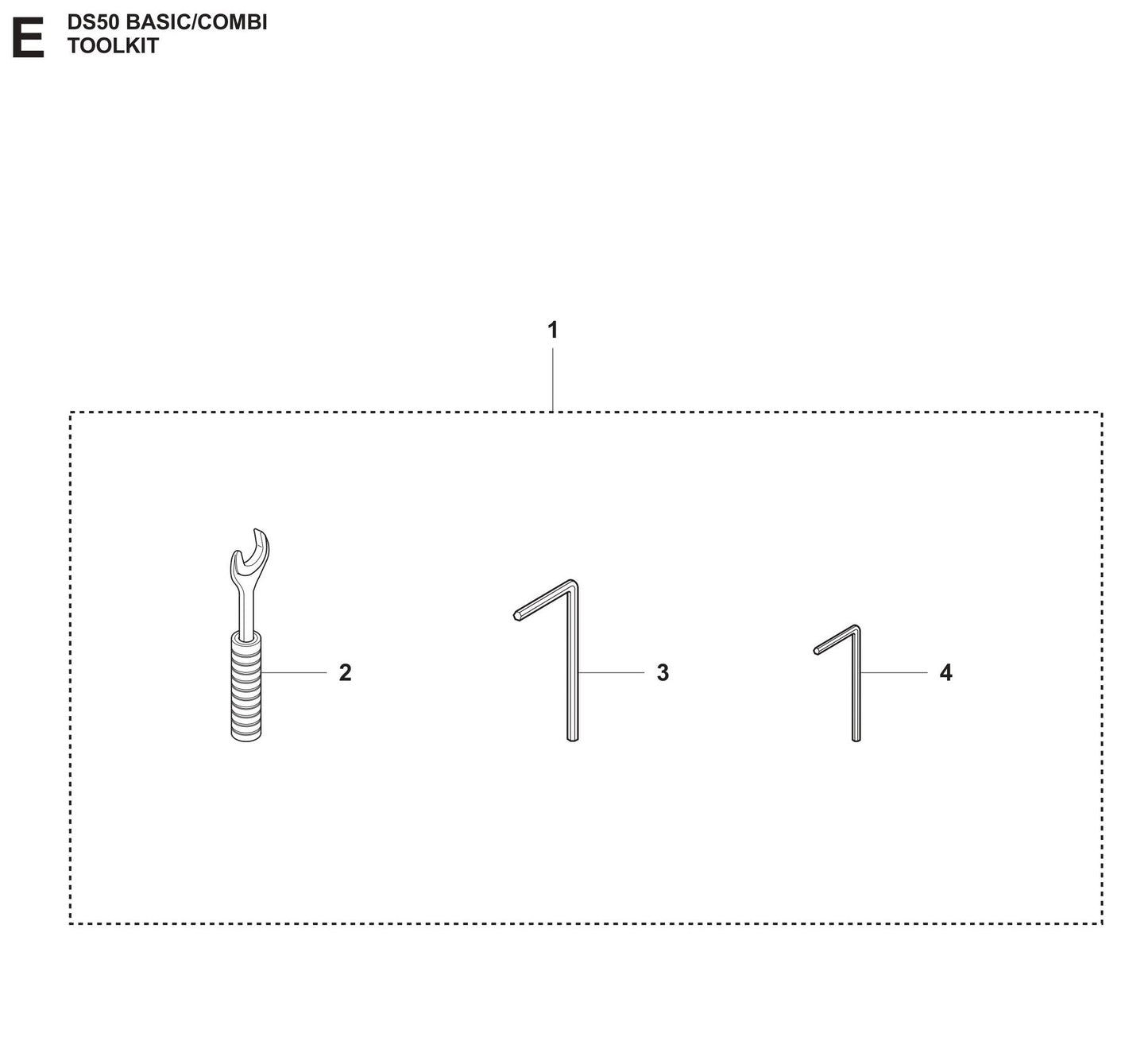 DS 50 Basic Toolkit Assembly Parts