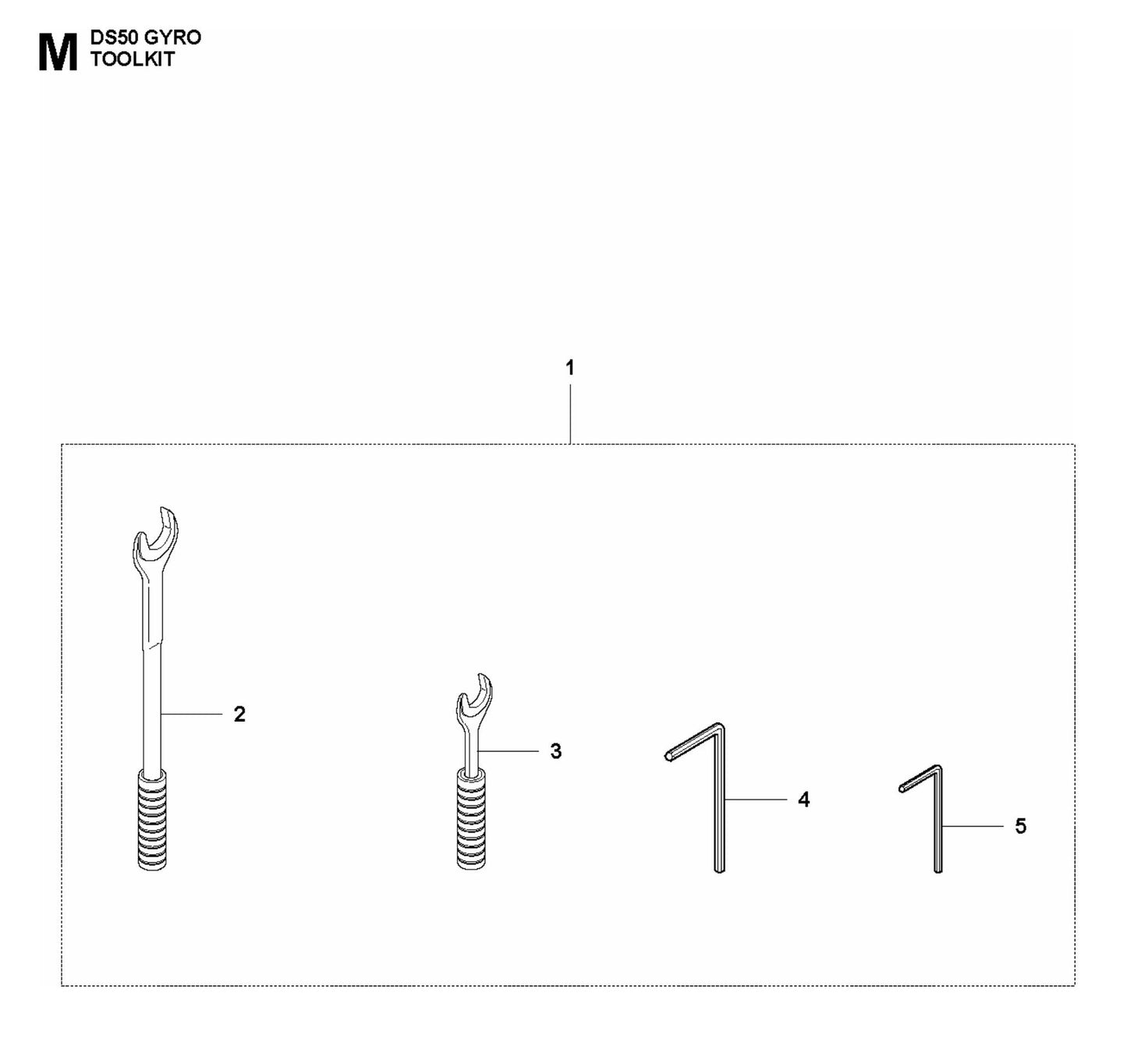 DS 50 Gyro Toolkit Assembly Parts