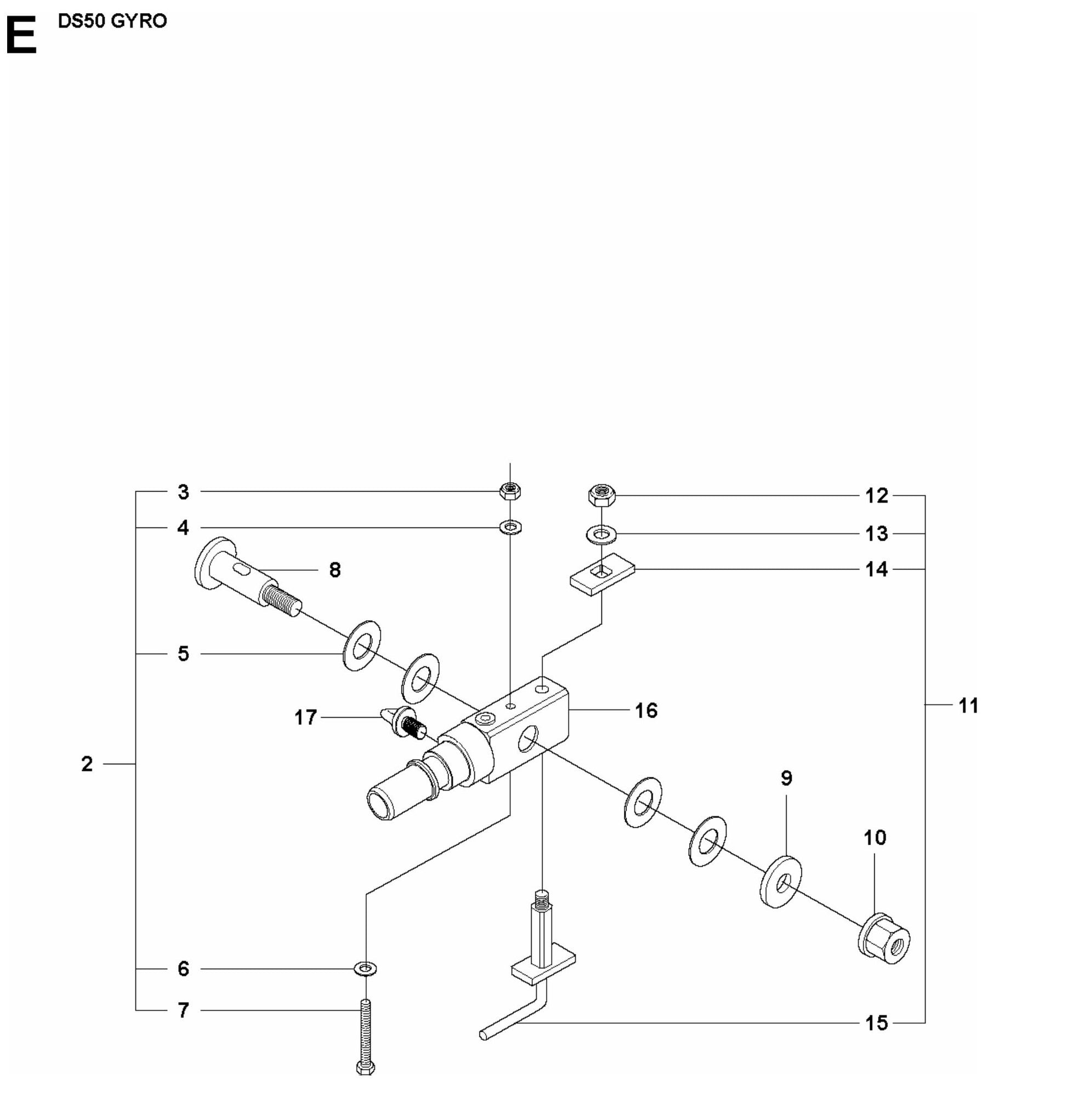 DS 50 Gyro Unit 2 Assembly Parts