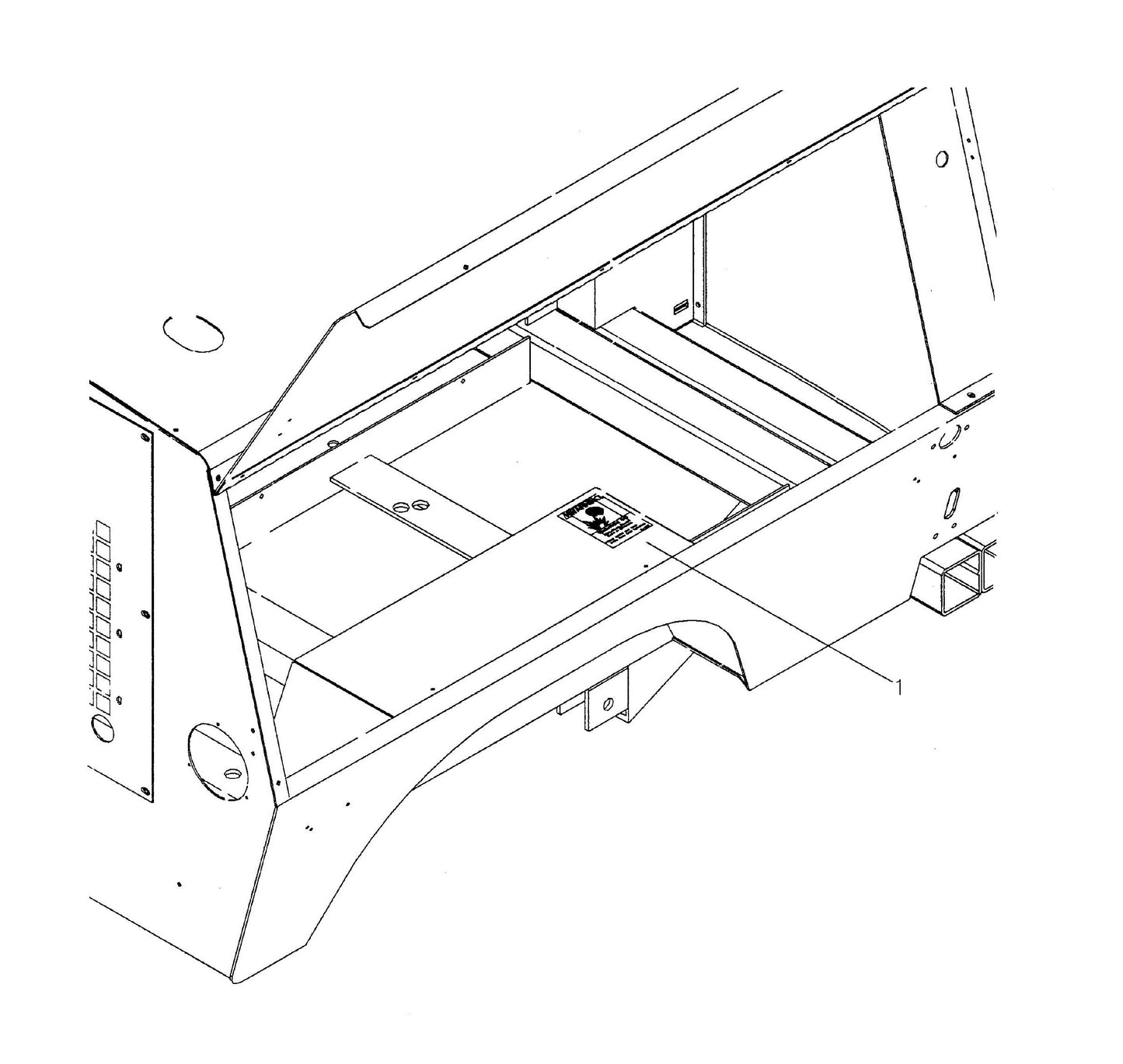 Maxi-Lite Laydown 6-8KW-Decal Placement 1 Parts By Allmand