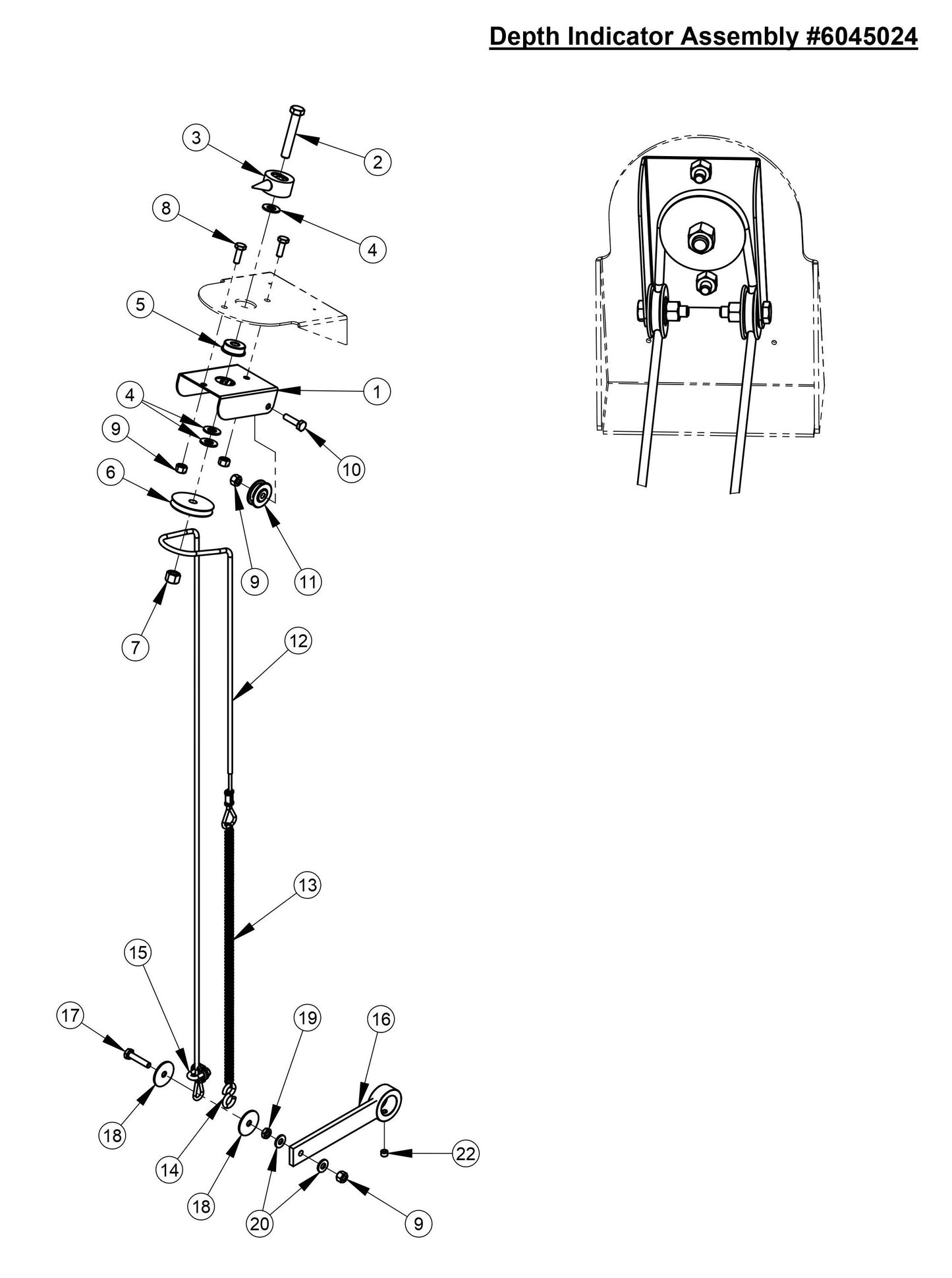 CC4144DXL-3 Depth Indicator Assembly