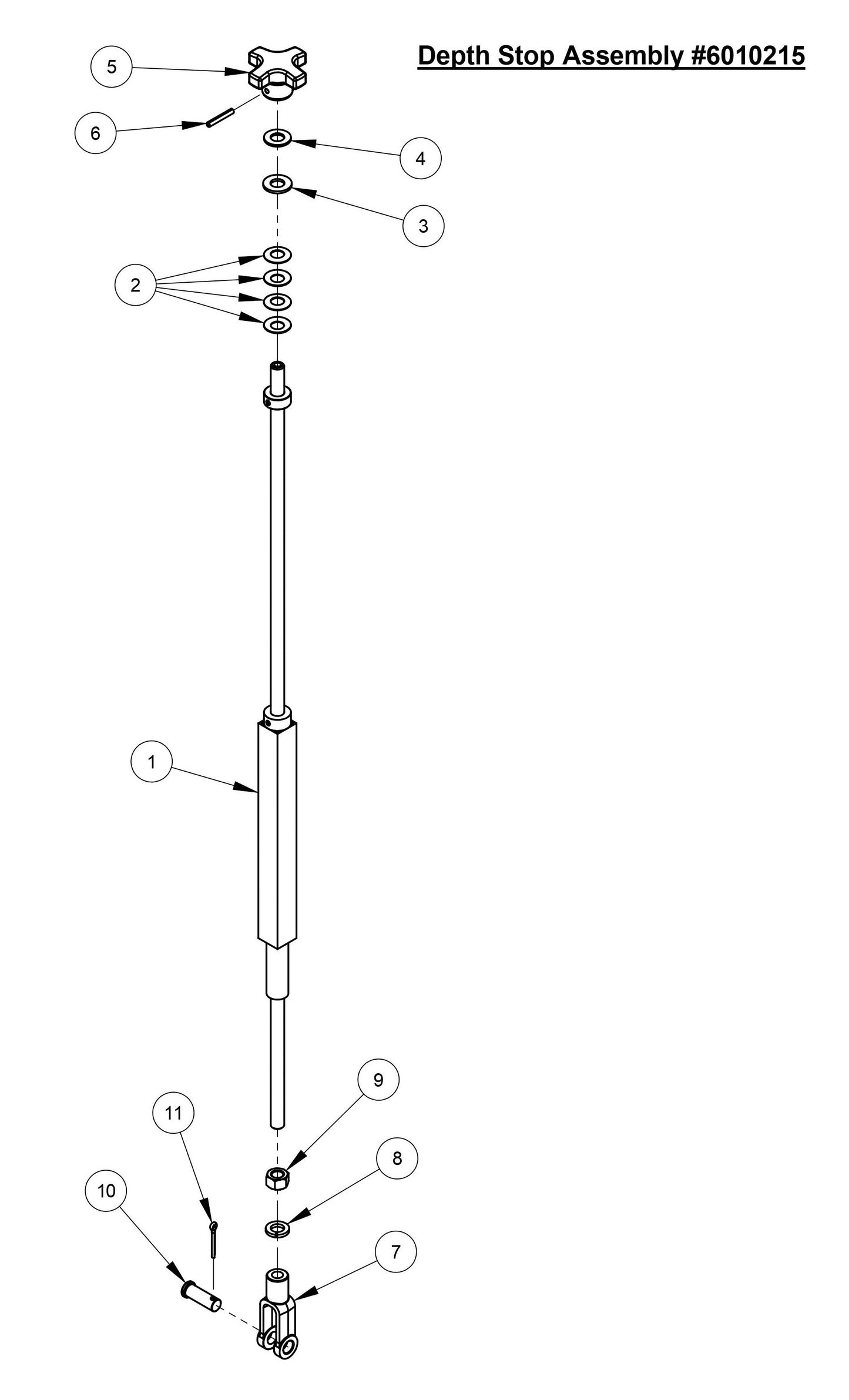 CC3700E-3 Depth Stop Assembly