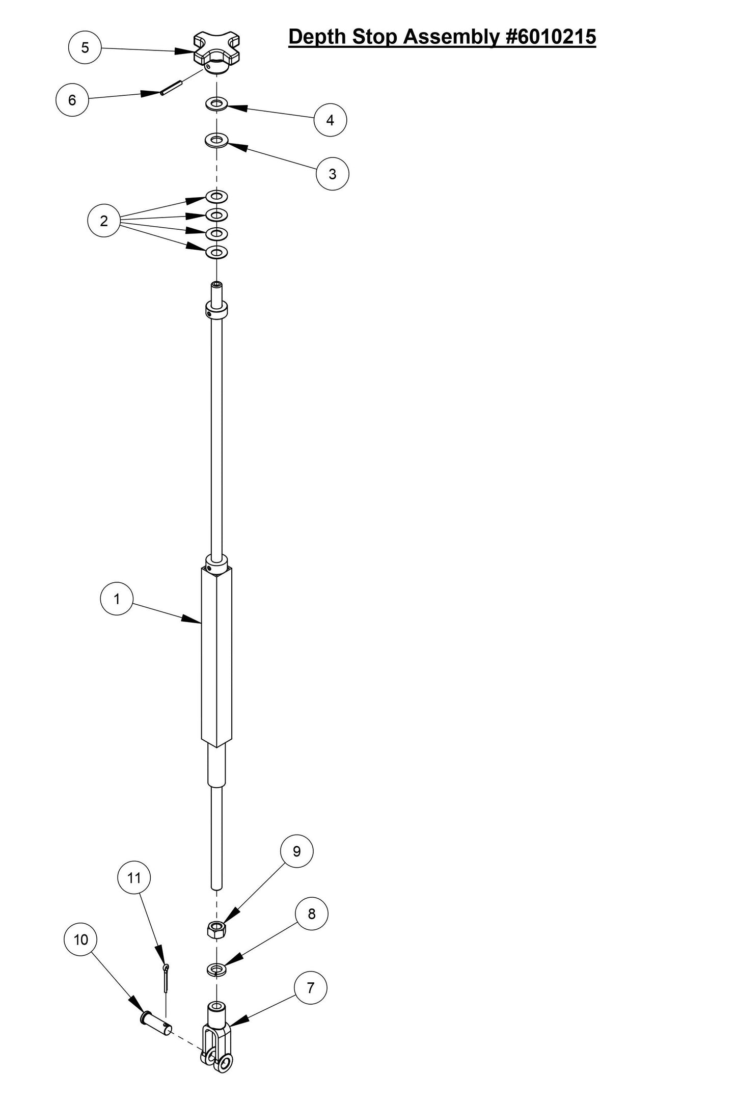 CC6566 Depth Stop Assembly