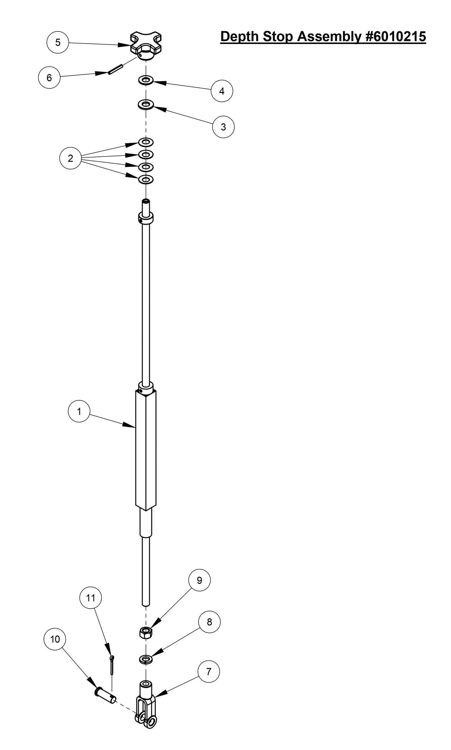 CC3535JBVP Depth Stop Assembly