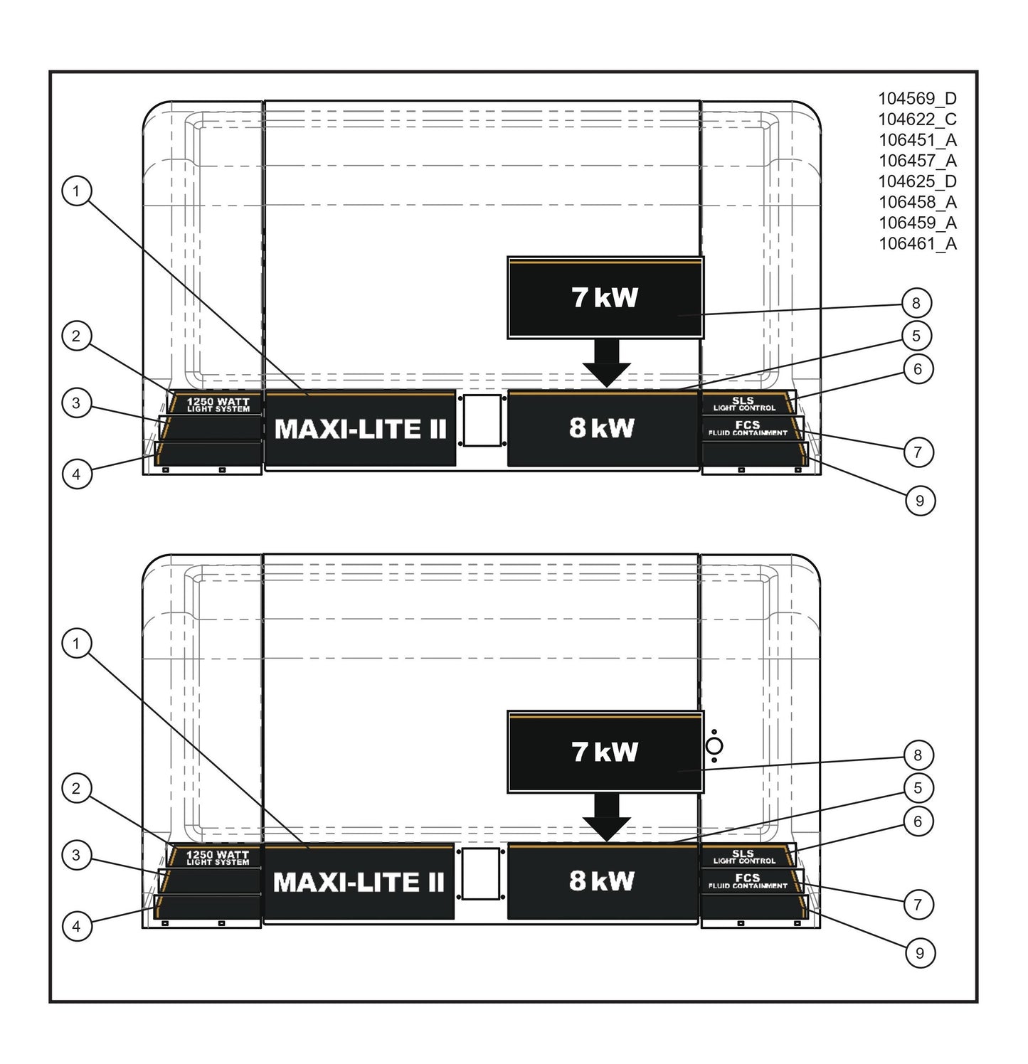 Door Stripe Decals (Fig 1) Parts By Allmand