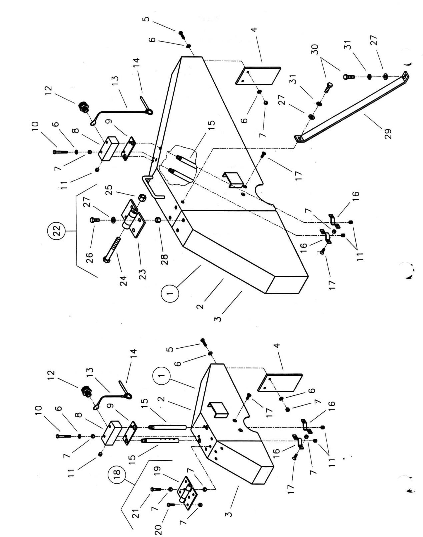 CC4000D Drawing 10 Blade Guard Assembly