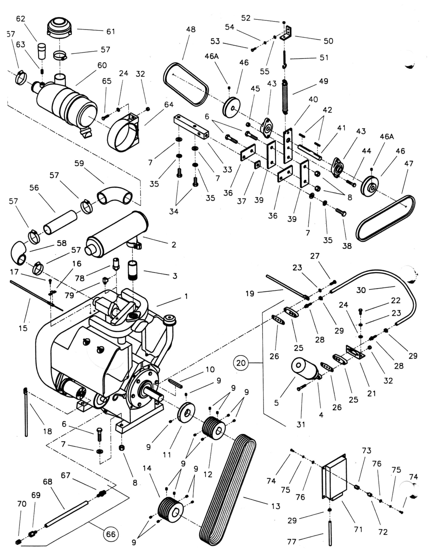 CC4000D Drawing 4 Engine Group