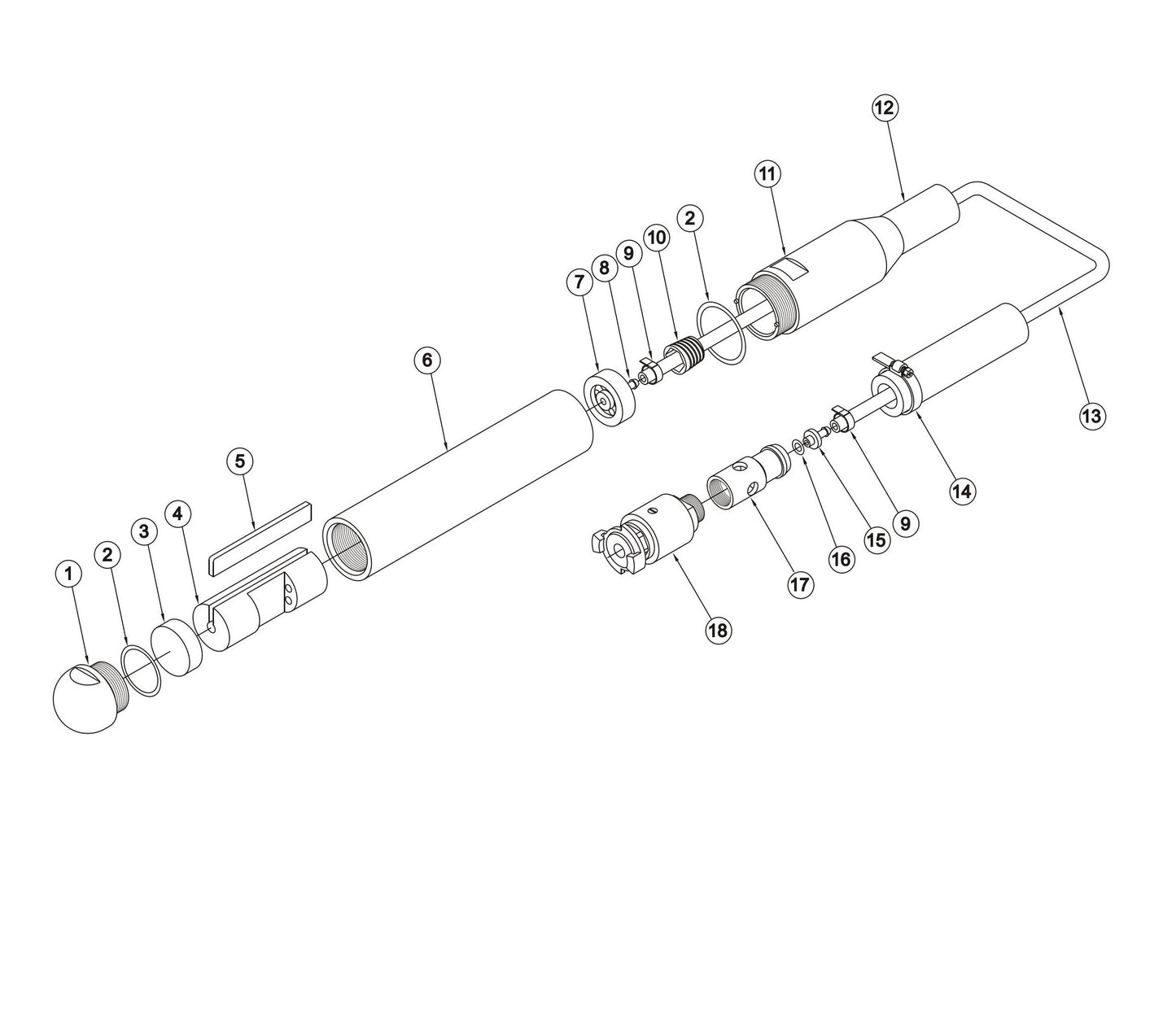 Drawing and Parts list for BD65 By Wyco