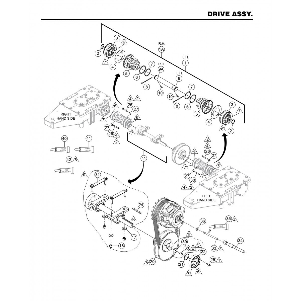 HHNG4 HHNG5 Drive Assembly