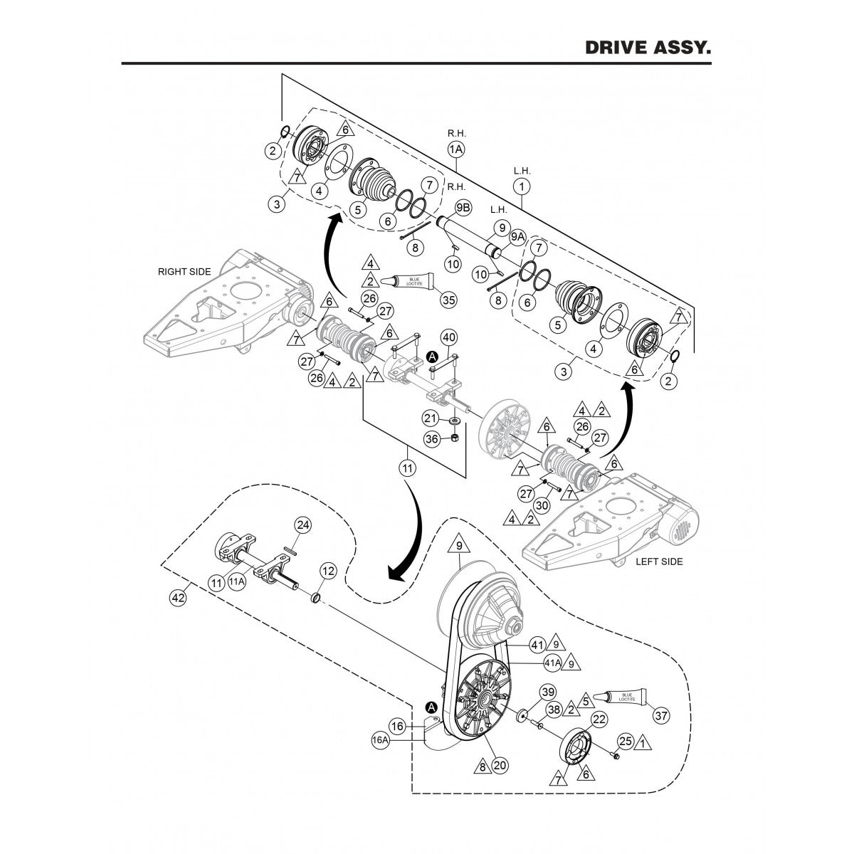 HTN27KTCSL HTN28KTCSL Drive Assembly