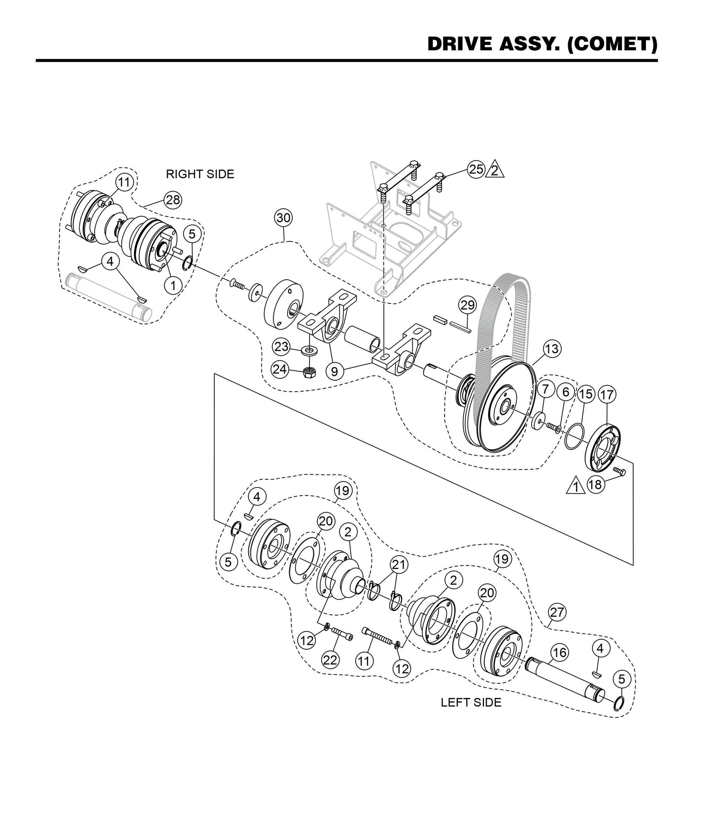 HHN31VTCSL5 Drive Assembly (Comet)