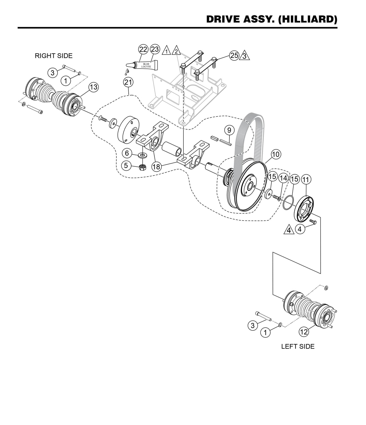 HHN31VTCSL5 Drive Assembly (Hilliard)