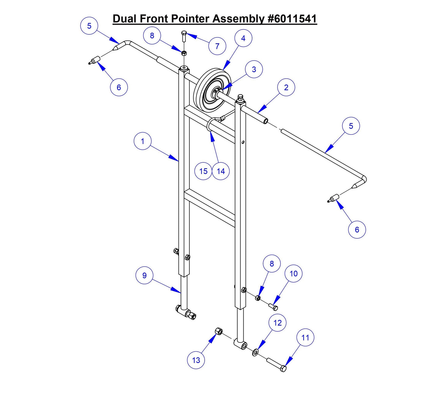 CC6566 Dual Front Pointer Assembly