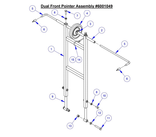 CC5049 Dual Front Pointer Assembly