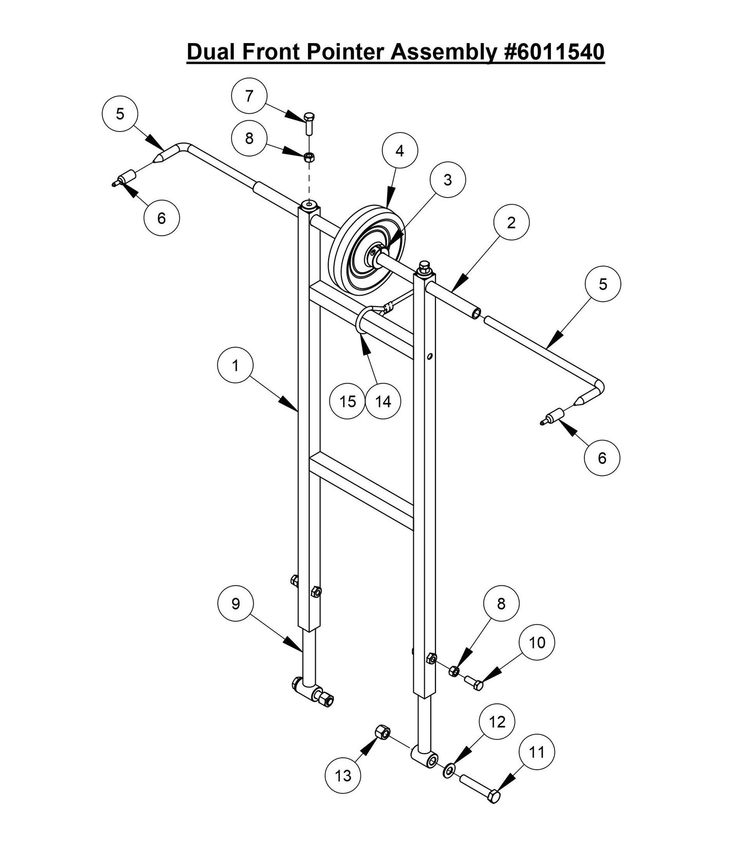 CC3500E (Dual Front Pointer Assembly)