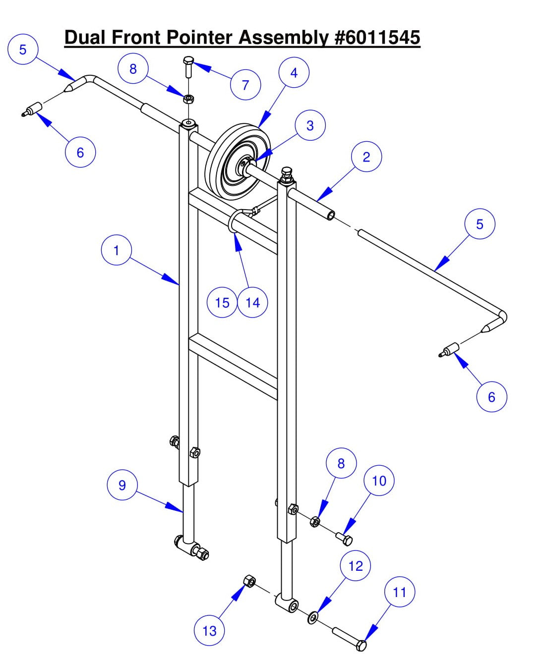 CC7574DK Dual Front Pointer Assembly