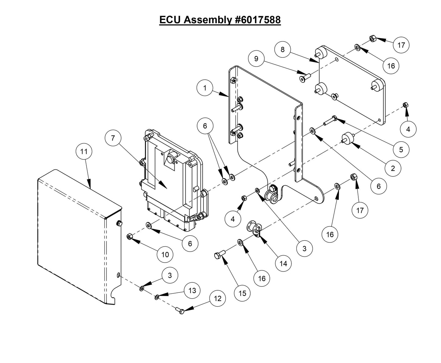 CC7574DD ECU Assembly