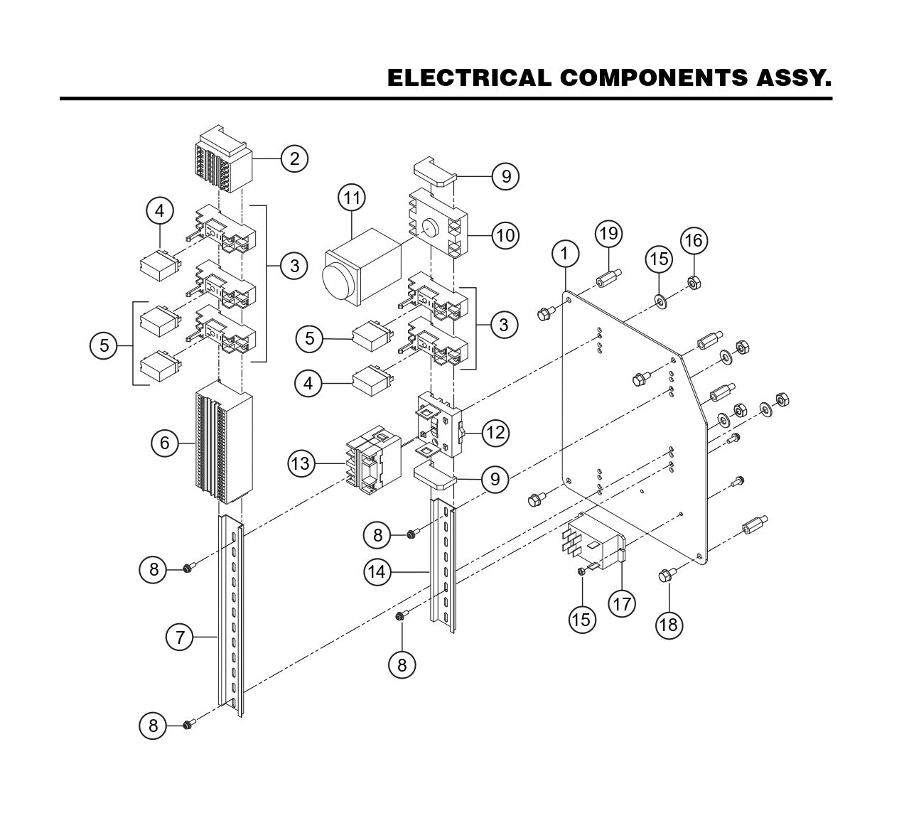 GBX GloBug Lighting System Electrical Component Assembly Parts by Multiquip